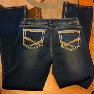 Girls adjustable waistband Jeans